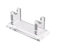 Soporte de ducha | Soporte para maquinilla de afeitar horizontal, soporte de afeitadora de acrílico con base antideslizante para hombre, tocador, papá, viaje, ducha y fregadero, transparente, Consulte
