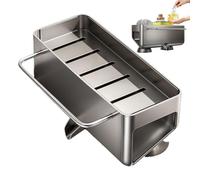 Soporte de esponja de cocina para fregadero Soporte de inoxidable | Soporte para esponja en fregadero para casa, apartamento, autocaravana, cuarto de baño, encimera, lavado, hogar