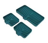 Soporte de Esponja de Silicona, Bandeja Organizadora de Fregadero de Cocina Autodrenante, Bandeja de Jabón de Cocina, Encimera, Deflector de Fregadero de Silicona, Soporte de