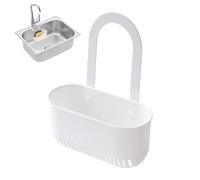 Soporte de esponja para fregadero, organizador de almacenamiento de | Soporte para cepillo de jabón, almohadilla y accesorios de limpieza en cocina, baño, dormitorio u hotel