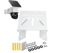 Soporte de Esquina de Metal Compatible con Eufy Security Solocam S340/E30/E42, Eufy 4g LTE CAM S330, Amplía El Rango de Visión en Las Esquinas de La Pared Exterior, Soporte de Metal para Cámara PTZ
