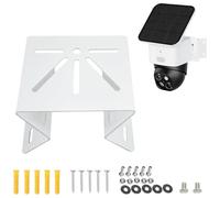 Soporte de esquina exterior de acero inoxidable para cámara de seguridad, soporte de esquina de metal compatible con sistema de cámara de vigilancia Eufy SoloCam S340 para exteriores e interiores,