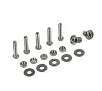 Soporte de esquina para cámara Eufy para sistema Poe NVR S4 Max - Fijación estable de pared exterior PTZ seguridad gran angular protección plata 82 x 65 x 60 mm (Screw set)