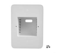 Soporte de gabinete de PC para SONOFF NSPanel Pro/EU, panel de control de hogar inteligente soporte de escritorio con ángulo ajustable, caja de montaje en pared gris para termostato reloj cámara