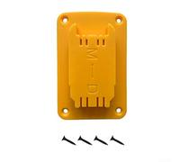 Soporte de herramientas amarillo para Dewalt 12 V 20 V soporte de pared con tornillos, organizador de herramientas de taller y garaje, construcción de plástico ABS, para herramientas de 18 V (3 piezas
