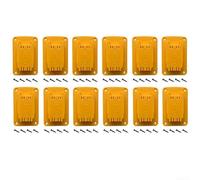Soporte de herramientas de plástico para taladros Dewalt de 12 V, 20 V y 18 V, montado en la pared con tornillos, práctica solución de almacenamiento para herramientas eléctricas en taller (12 piezas)