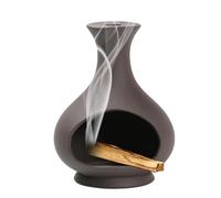 Soporte de Incienso de cerámica para Palos, Soporte de Santo - Tazón Multifuncional Santo Smudge - Tazón de Ceniza de Manchas de cerámica para Quemar palitos de Madera, fragancias en de Cono