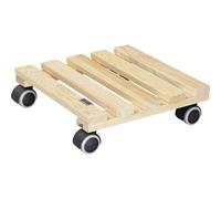 Soporte de madera con ruedas para macetas NATURE Wagner, carga máx. 100 kg, UE 2 unid.