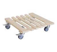 Soporte de madera con ruedas para macetas PIANO Wagner, carga máx. 200 kg