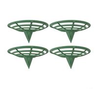 Soporte de melón para melón, calabaza, calabaza, jardín, cesta de apoyo de frutas, plástico elevado que mantiene los productos secos, iluminados por el sol, juego de 4, verde, 20 x 16 x 9 cm para