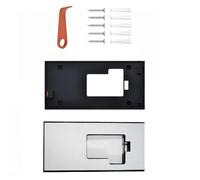 Soporte de montaje adhesivo de repuesto para timbre de puerta, soporte ajustable para timbres de video, anillos de accesorios, soporte de montaje, sin taladro, soporte ajustable para apartamentos y