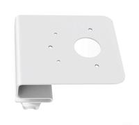 Soporte de montaje de canalón de metal blanco para eufy para poe para ptz | Para construcción de metal resistente, resistente a la intemperie, acabado blanco, se adapta a eufy para modelos PoE y ptz