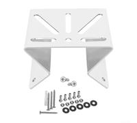 Soporte de montaje de esquina blanco para seguridad Eufy para solocam S340 E30 E42 Soporte de pared de cámara de metal para interiores y exteriores, diseño resistente a la intemperie, ángulo de visión