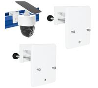 Soporte de montaje en canalón compatible con Eufy Security SoloCam S340/SoloCam E30, paquete de 2 soportes para cámara de seguridad solar, instalación sin taladro, compatible con cámaras domo IP PTZ