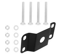 Soporte de Montaje en Poste 8 MM para Farola Solar de Hierro | Resistente Corrosión Alta Carga, Incluye Tornillos, para Luminarias LED y Focos