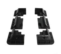 Soporte de montaje en techo para panel solar, soporte solar de plástico ABS con diseño ventilado, anclaje solar impermeable para caravana, barco, yate, kit de fijación de esquina (juego de 6 piezas