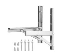 Soporte de montaje Mini Split | 2 piezas plegable Heavy Duty Stand | Soporte de acero inoxidable para aire acondicionado Mini Split exterior, compresor de aire acondicionado exterior, bomba de calor