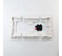 Soporte de montaje para panel solar, 7 piezas, esquina con caja de conexiones lateral, para techo de caravana, cubierta de yate, autocaravanas, caravanas, autocaravanas, hangares, garajes White