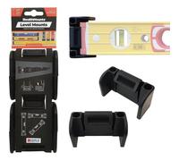 Soporte de nivel SLIM universal StealthMounts | Soportes de nivel de bloqueo | Paquete de 2 | Se adapta a todas las marcas | Perfecto para almacenamiento en niveles.