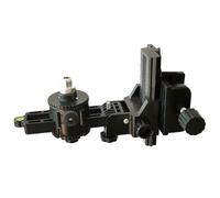 Soporte de niveles de láser estándar con adaptadores de 6 mm y 15 mm y clip de metálico para un soporte estable en postes de hasta 50 mm Propietario de escenario de luz ajustable