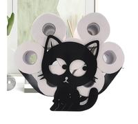 Soporte de Papel de Cocina Adorable,Decorativo Gato de Arte en Metal,Estante para Rollo de Papel Higiénico - para Hogar Baño Cocina Granja Apartamento Casa de Campo Aseo