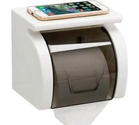 Soporte de papel higiénico resistente – Sin necesidad de taladrar – Accesorios para baño – Con protección contra el agua y el polvo