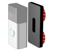 Soporte de Pared Adhesivo Universal Regular para Hikvision DSKV/KS, Ubiquiti G4, Ring Video Doorbell 2.ª Gen., 3, 3 Plus, 4, Pro 2 yotros Videotimbre con batería/Cable sin taladrar fácil instalación
