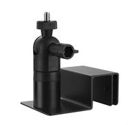 Soporte de pared ajustable para cámara de seguridad para Arlo para anillo eufy - Soporte de vigilancia giratorio de 360 grados con inclinación de 90 grados (negro)