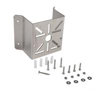 Soporte de pared de esquina de acero inoxidable al aire libre para foco solar panel LED lámpara de fijación resistente