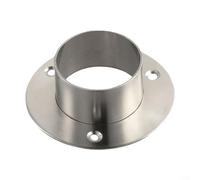 Soporte de pared de pasamanos de acero inoxidable, montaje de conexión de brida redonda, para barandilla de escalera, tubo de 38 mm, 51 mm, interior (51 mm)