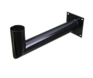Soporte de Pared Exterior Jandei para Farola Solar LED 1500 Lúmenes GREEN UFO 150W - Acero Galvanizado Negro - 50x15cm