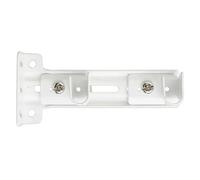 Soporte de pared lateral doble (L x An x Al: 10 x 2 x 4,5 cm, Metal)
