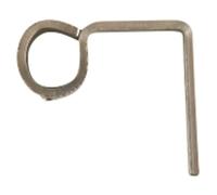 Soporte de pared metal ideas 12 (L x An x Al: 4,5 x 1,2 x 3,8 cm, Diámetro: 12 mm, Metal)