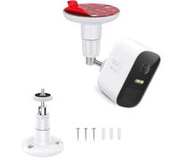 Soporte de pared para cámara de seguridad eufy 2C/2C Pro, 2/2 Pro, 3C/S300, 3/S330, eufyCam SoloCam S220/C210, soporte ajustable en 360 grados, fijación adhesiva o con tornillos - 1 paquete