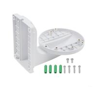 Soporte de pared para cámara de vigilancia IP modelo DS-1258ZJ | Material ABS resistente, diseño blanco, ajuste perfecto para los modelos Hikvision, fácil montaje con tornillos