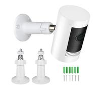 Soporte de pared para cámara Ring, Para Ring Stick Up Cam, Ring Indoor Cam (1.ª generación),Ring Stick Up Cam batería, Arlo Pro 4/3/2/Arlo Ultra, montaje interior/exterior ajustable de 360 grados