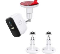 Soporte de pared para cámaras de seguridad eufy 2C/2C Pro, 2/2 Pro, 3C/S300, 3/S330 y eufyCam SoloCam S220/C210. Ajustable 360 grados, adhesivo o con tornillos (2 unidades)