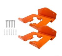 Soporte de pared para recortadora de césped, estante organizador de almacenamiento de garaje para comedor, soplador y cortasetos, soporte para herramientas de jardín que ahorra espacio con hardware