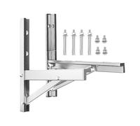 Soporte de pared plegable para aire acondicionado Mini Split 2 piezas | para compresor de la bomba de calor exterior para la unidad exterior de la bomba de calor compresor