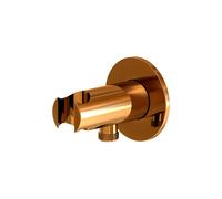 Soporte de pared Steinberg de la serie 100, para ducha, incl. codo de conexión para ducha, 1001667RG, Color: Oro rosa