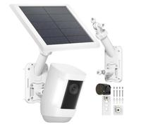 Soporte de pared y poste 2 en 1 para cámaras y paneles solares | Compatible con Ring Stick Up Cam, Spotlight Cam Plus/Pro (batería), soporte de pared ajustable de ángulo de 360°