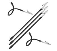 Soporte de Pcb con Pinza Magnética, Cinco Brazos Flexibles | Cabezal Ajustable con Cocodrilos, Acero Inoxidable y Plástico Negro, para Taller Electrónico y Joyería