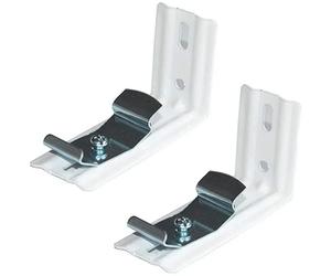 Soporte de persiana Vertical de Metal, abrazadera de montaje de 3 pulgadas, 2 piezas