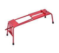 Soporte de Piedra de Afilar de Hierro Rojo, Base Ajustable | Estabilidad sobre Mesa, Uso Doméstico o Profesional, para Piedras y Cuchillos en Cocina