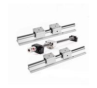 Soporte de riel lineal + Guía del eje SBR20 + Rodamiento de bloques SBR20UU + Set de tornillo de bolas + Tuerca + BKBF12 + Acoplador JIYAMI'EN EL(FK12 FF12,Sbr1000 sfu1605 1000)