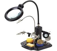 Soporte de soldador con lupa y pinzas de cocodrilo hrv7571 nimo
