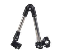 Soporte de Soporte de Montaje Estirado Ajustable de 360 grados, Abrazadera para Paraguas de Silla de Ruedas de Acero Inoxidable Duradero, Instalación Fácil para la Sombra de