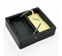 Soporte de soporte para soldador eléctrico con esponja de soldadura, adecuado para soldadores estilo mini lápiz