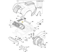 Soporte De Tarjeta Robot Modelos AUTOCLIP225S ORIGINAL STIGA 112600334/0