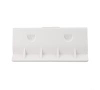Soporte de techo de panel solar para RV, barco y furgoneta, kit de montaje solar marino con diseño ventilado, compatible con techos planos, GRP, madera y aluminio, blanco o negro (ángulo recto blanco)